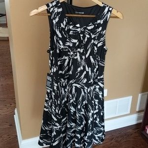 Express fit and flare dress